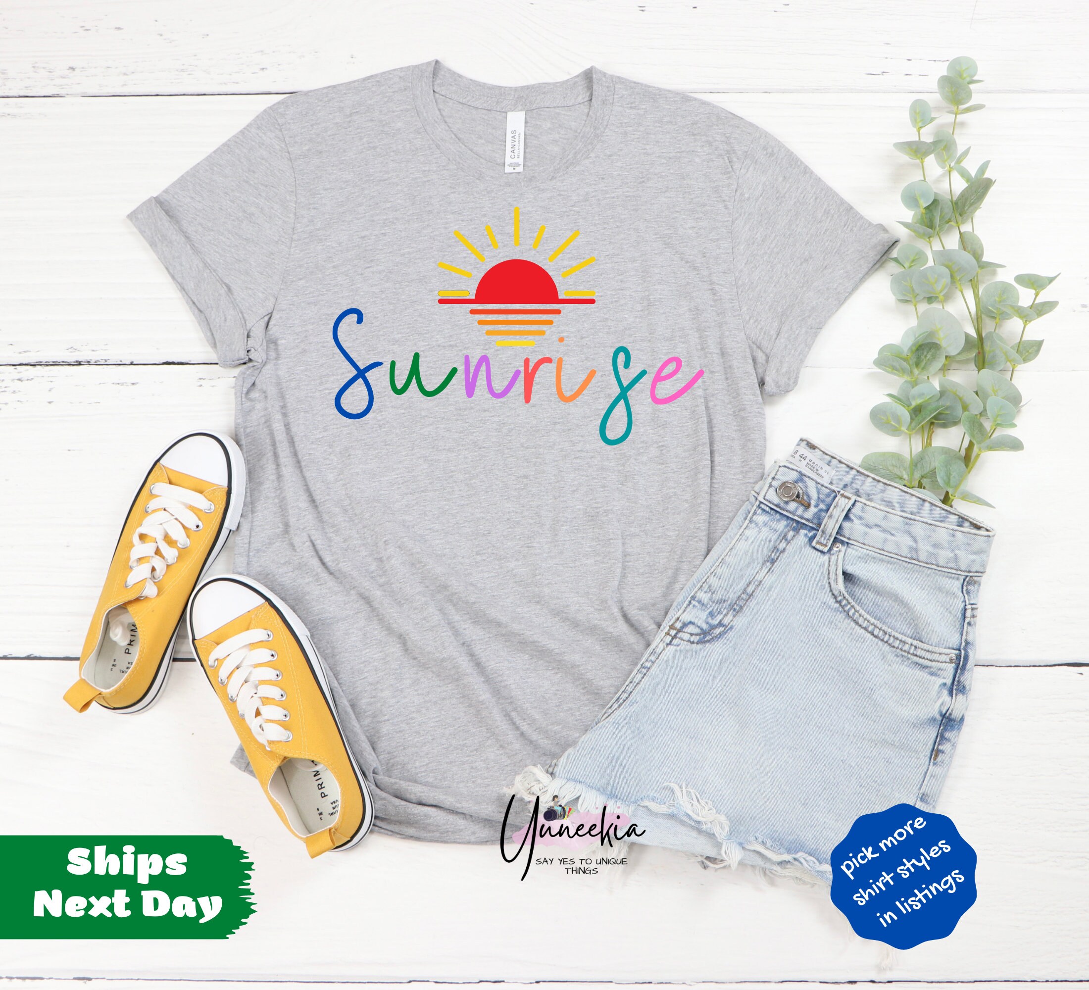 Discover Sunrise, 2022 Trendy Beach T-Shirt