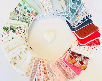 Semainier lingettes lavables pour les démaquillages ou le change de bébé , lot de 7 lingettes éponge de bambou réutilisables