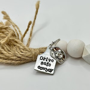 Cow tag Keychains