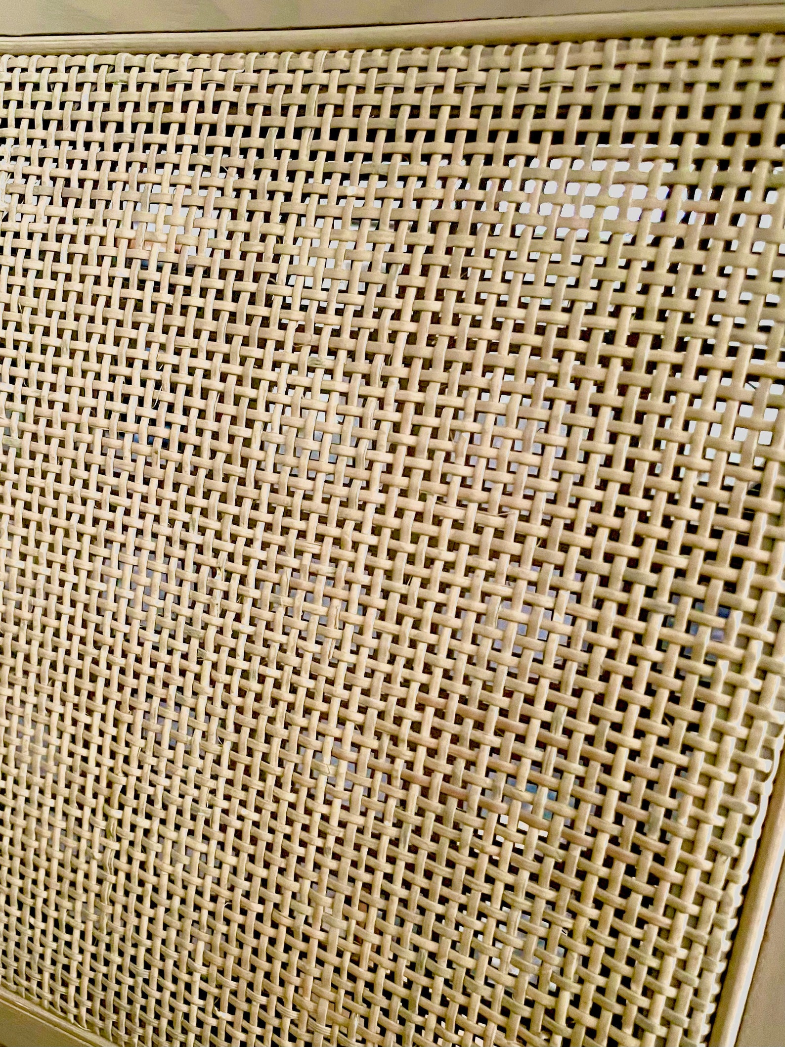 Rattan Cane Square Mesh Rattan Radio Weave Pre Woven Canning W24inches