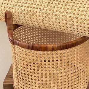 AAA GRADE Rattan Cane webbing pre woven canning - W24”inches x 1/2/3/4/5/6 METERS premium sold by the meter