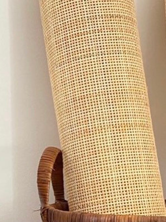 Square Mesh Rattan Radio Weave Pre Woven Canning Cane Webbing