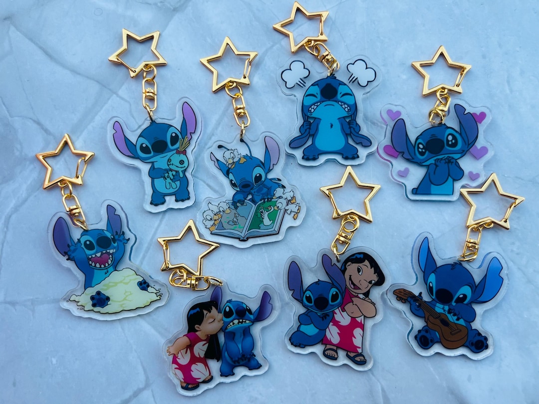 Blue Alien Keychain Acrylic | Kawaii Keychain - Etsy