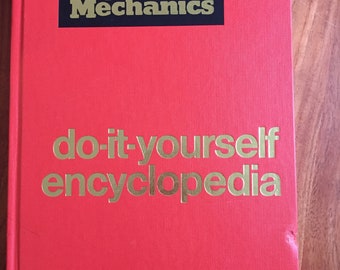 Vintage Volume 1 of Popular Mechanics Do-It-Yourself Encyclopedia from 1982