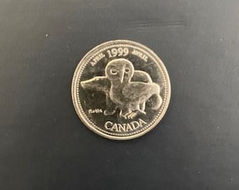 1999年カナダ25セント硬貨：エリザベス2世、カナダの歴史シリーズ25