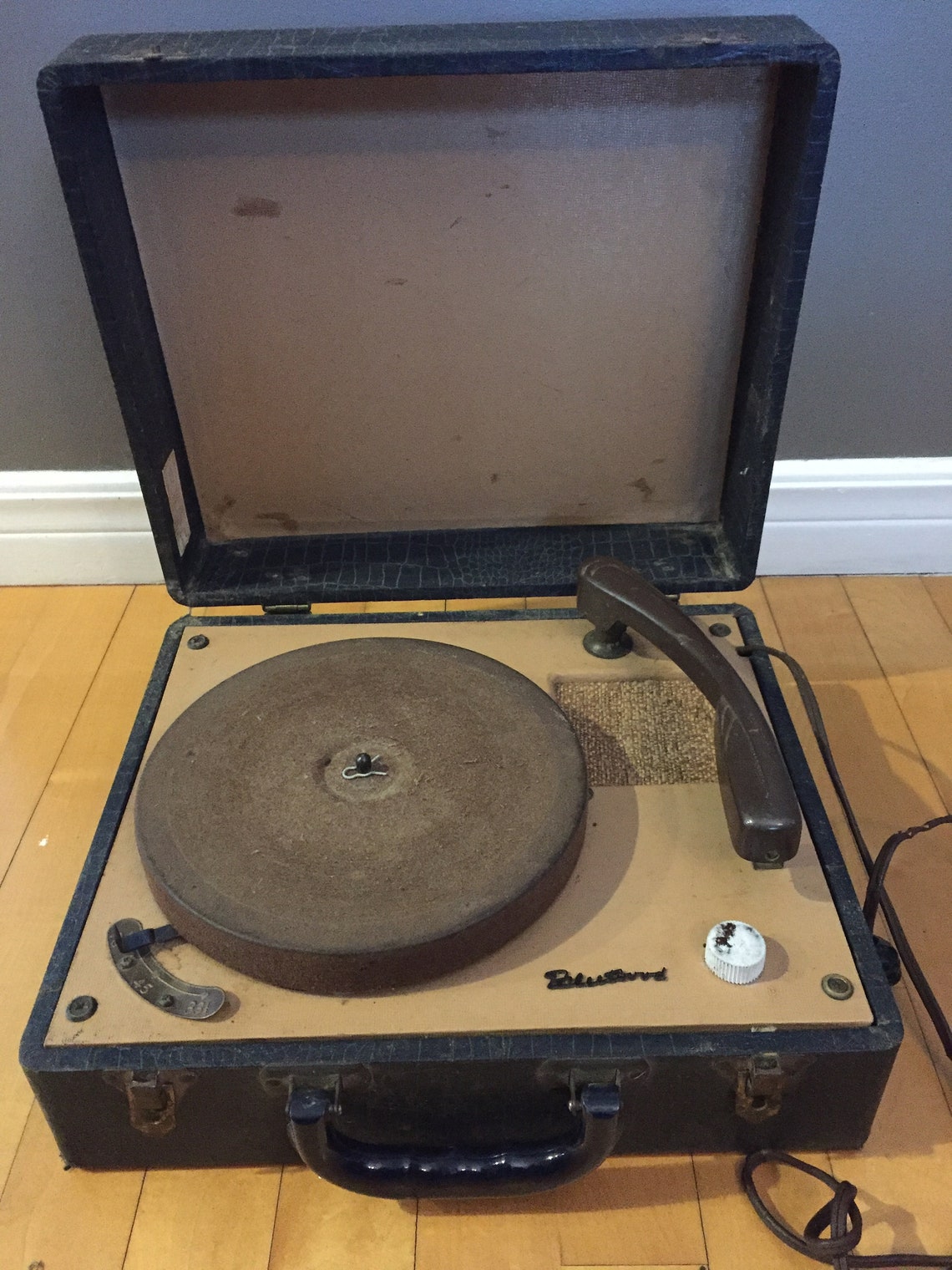 Vintage Fleetwood Suitcase Record Player Etsy