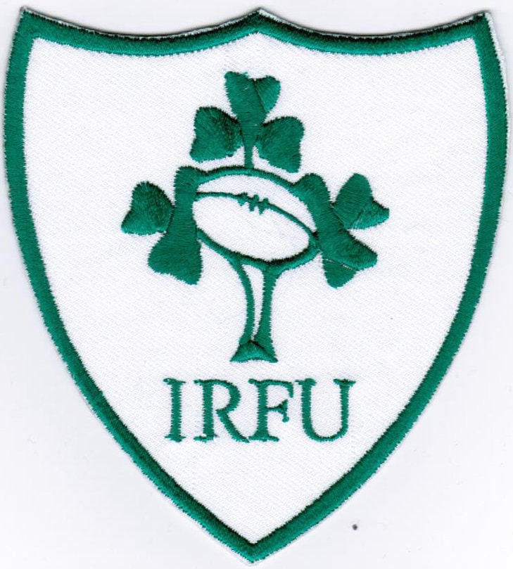 Ireland National Rugby Union Team Badge Iron On Embroidered Etsy
