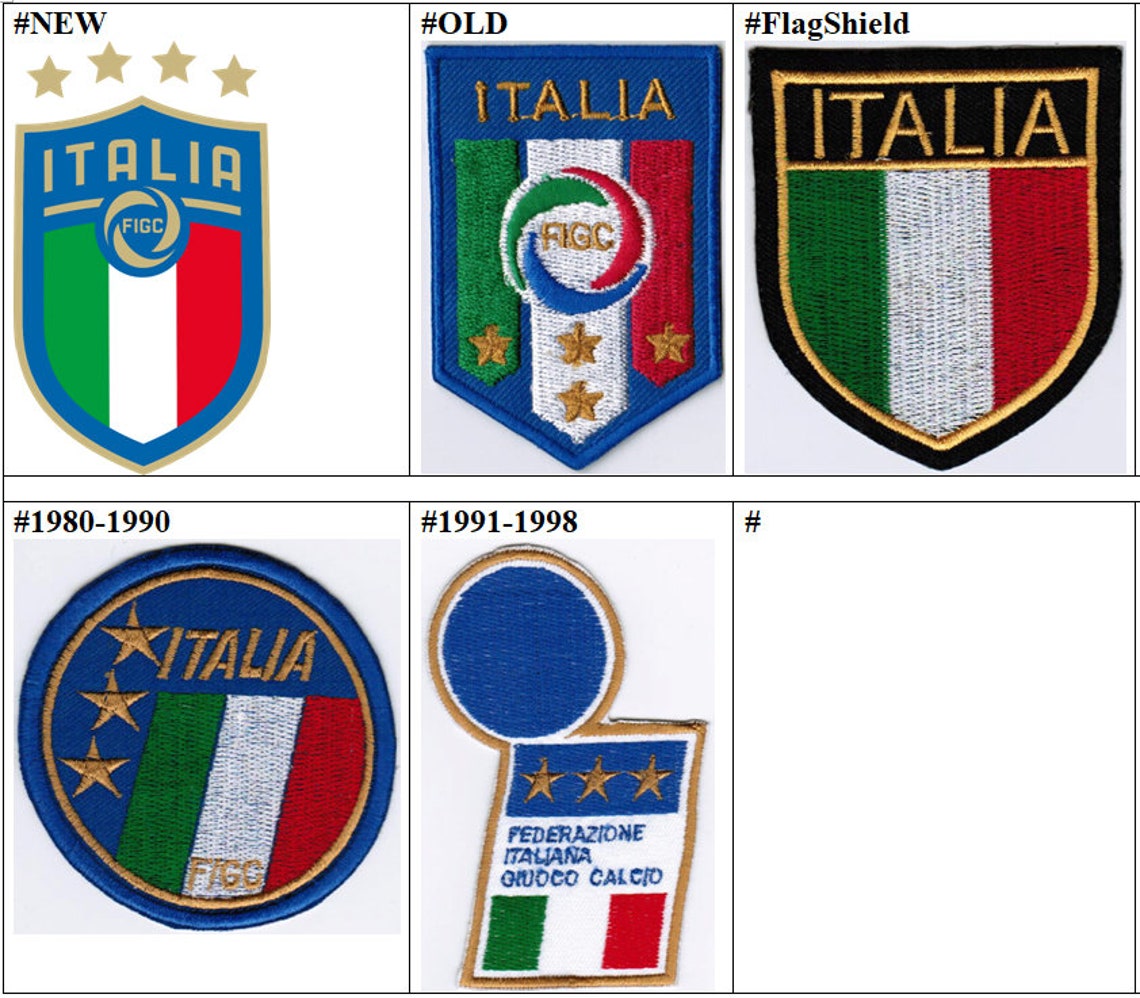 Italy National Football Team FIFA Soccer Badge Iron On Etsy