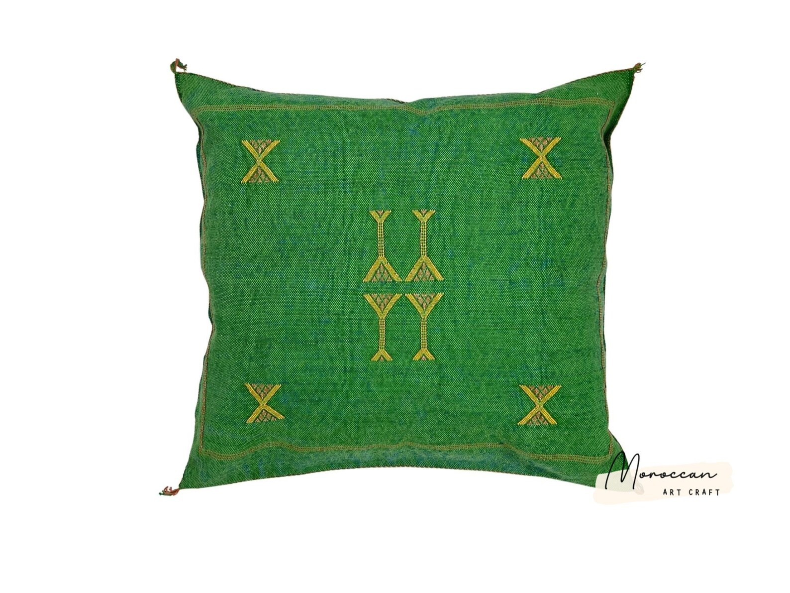 Green Pillows Silk All Sizes pillow Cactus Silk Lumbar Etsy