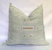 Gray Moroccan Cactus Silk Pillow ALL SIZES 