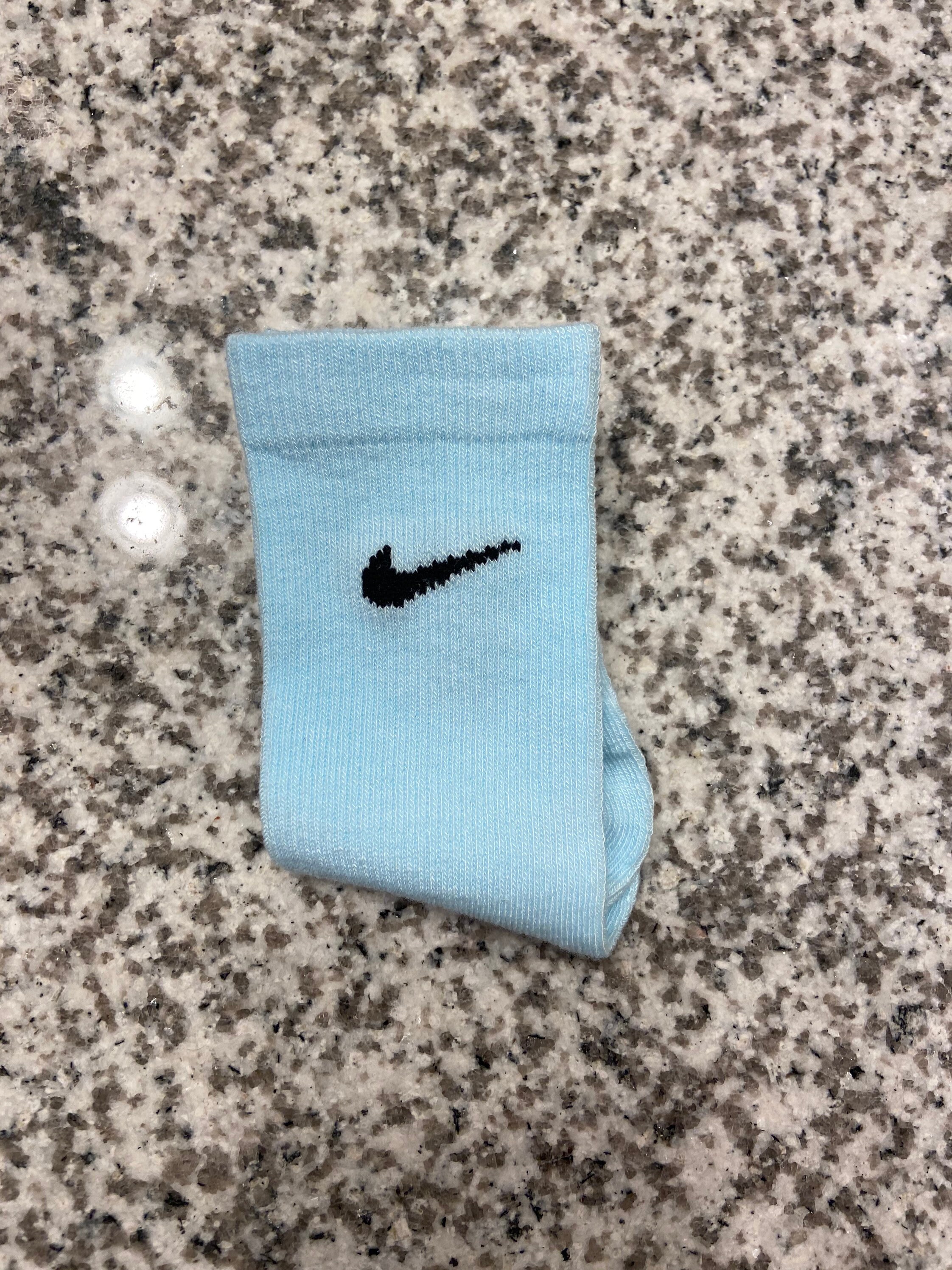 KIDS Baby Blue Nike Socks Etsy