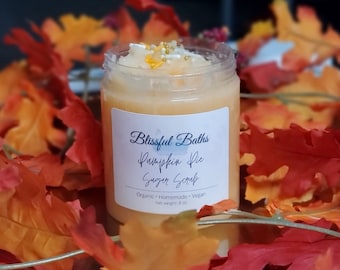 Pumpkin Pie Sugar Scrub | Pumpkin Pie Scrub | Organic Pumpkin Pie Sugar Scrub | Pumpkin Pie Body Scrub