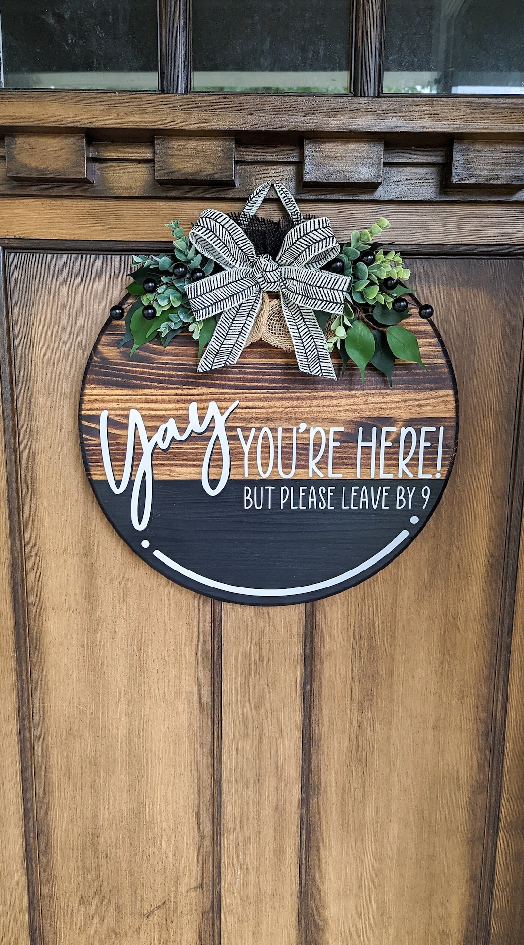 Door Hanger, Funny Door Hanger, Front Door Decor, Housewarming