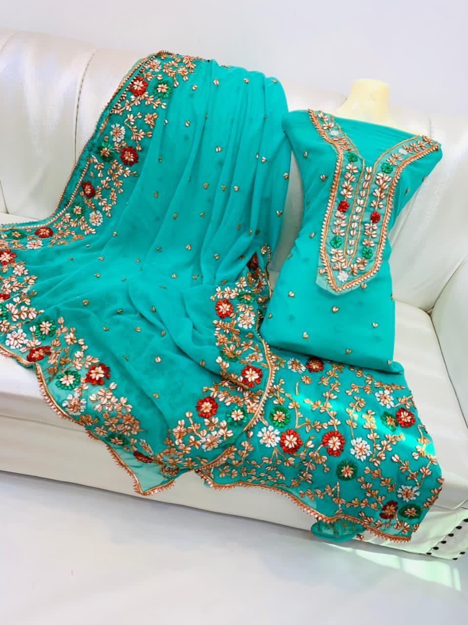 Aggregate 125+ unstitched punjabi suits