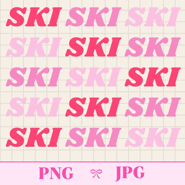 Ski Png, Ski Sublimation, Apres Ski Png, Preppy Ski Png, Svg, Preppy Sublimation, Ski Resort Png