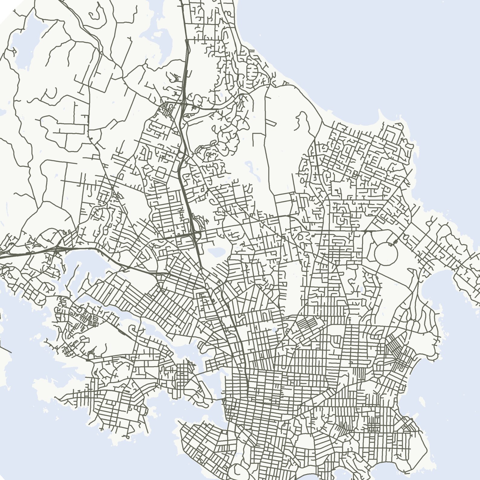 Victoria BC City Map Print Personalized Map Print Custom - Etsy