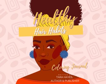 Healthy Hair Habits Coloring Journal