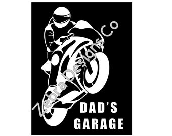 Download Dad S Garage Or Fast Bikes Only Svg Png Perfect Sign For Dad S Or Bikers With Fast Motorbikes Drawing Illustration Art Collectibles Intellistall Com