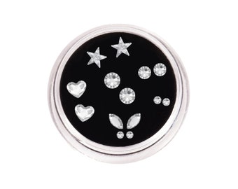 10pcs Tooth Gems Preciosa® Horse Eye Lead-free Gems Crystal AB Non Hotfix  Foiled 2x4mm Rhinestones Flatbacks Make Your Tooth Butterfly 