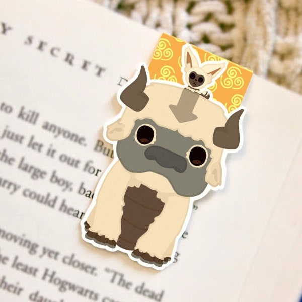 Appa and Momo - Avatar Inspired Magnetic Bookmark