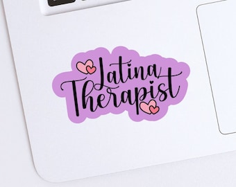Latina Therapist Vinyl Sticker