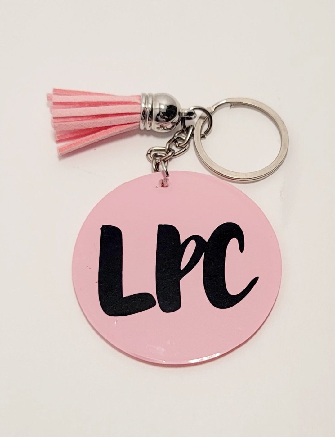 Personalized Therapist Credential Keychain Therapist Accessories Gifts
