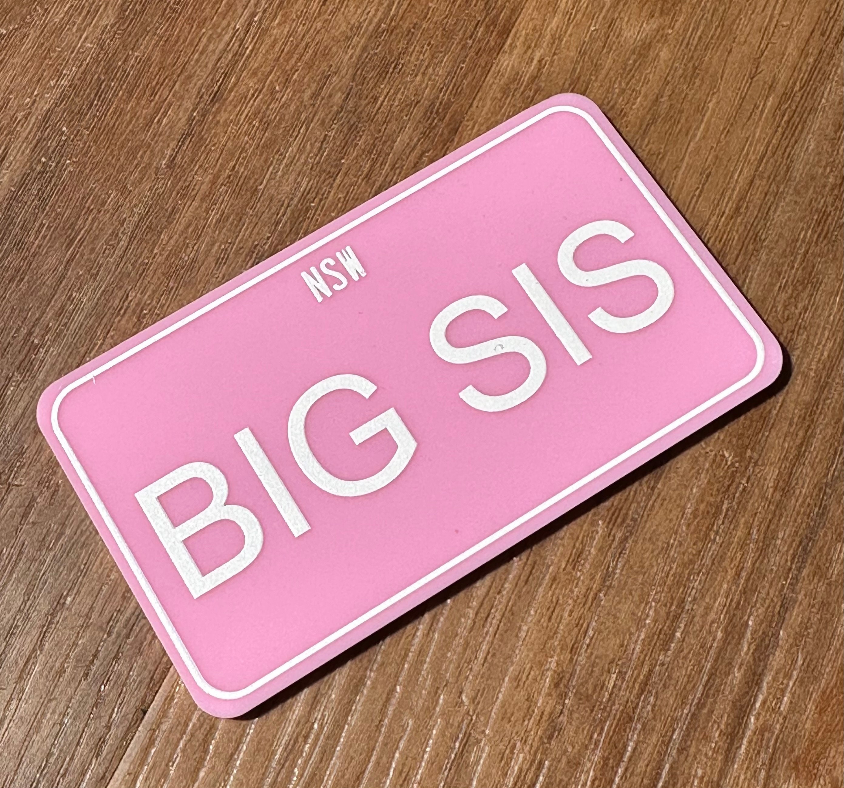 Custom Pastel Colour Novelty Number Plate / License Plate 90mm X 50mm