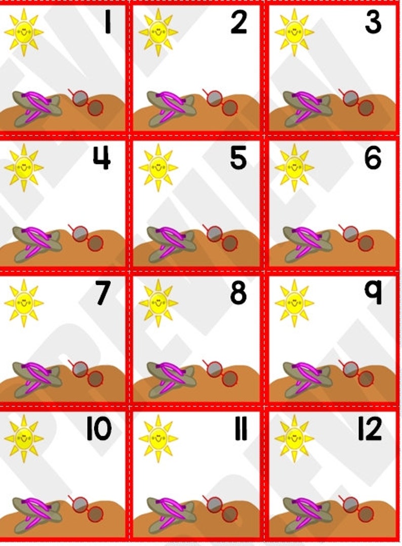july-themed-calendar-printable-calendar-cards-for-pre-k-and-etsy