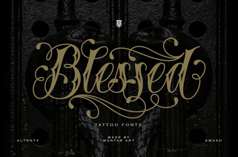 NEW Chicano Script Cursive Swirls Included otf & Ttf File - Etsy
