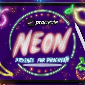 Neon Light Brush Procreate