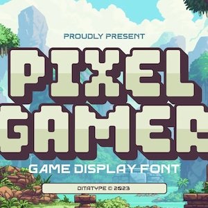 Pixel Gamer Retro-lettertype