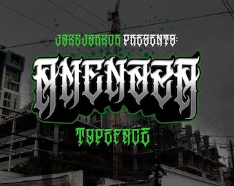 Chicano Tattoo Font OTF/TTF file