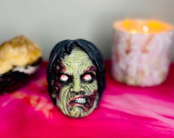 Haunted Doll Cain- Punisher Demon- Demonic Entity- Skull Head- Evil Haunted Spirit