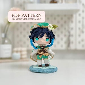 PDF Häkelanleitung: „VENTI“ Chibi Amigurumi