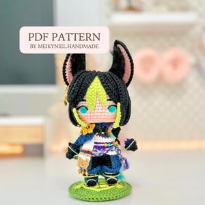 Crochet PDF Pattern: "TIGHNARI" Chibi Amigurumi