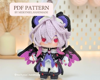 Padrão PDF de crochê: "DURIN" Chibi Amigurumi