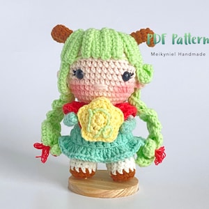 Crochet Doll Pattern : Chibi Star Sign &quot;Capricorn&quot; Amigurumi Crochet Doll