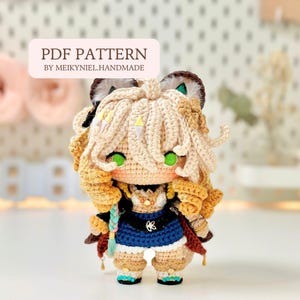 PDF Häkelanleitung: „XILONEN“ Chibi Amigurumi