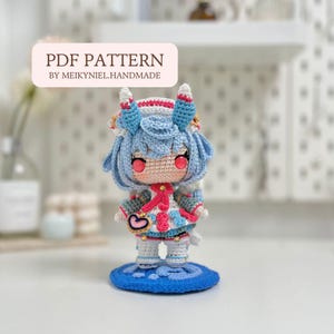 かぎ針編みPDFパターン：「SIGEWINNE」ちびあみぐるみ