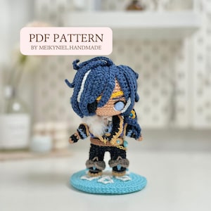 Patron PDF au crochet : Chibi Amigurumi « KAEYA »