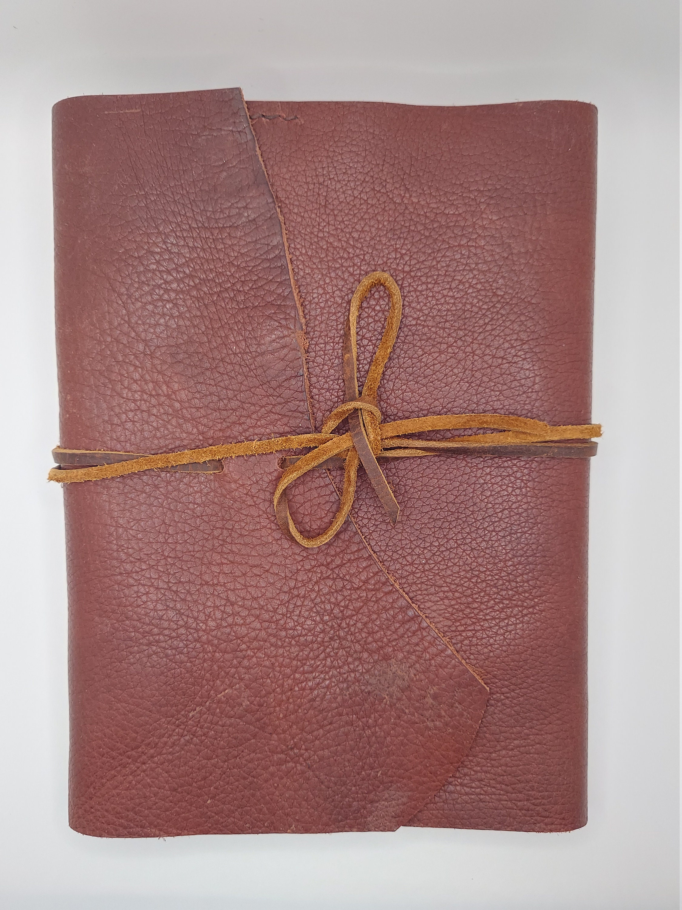 American Buffalo Bison Leather Journal Cover, USA Made