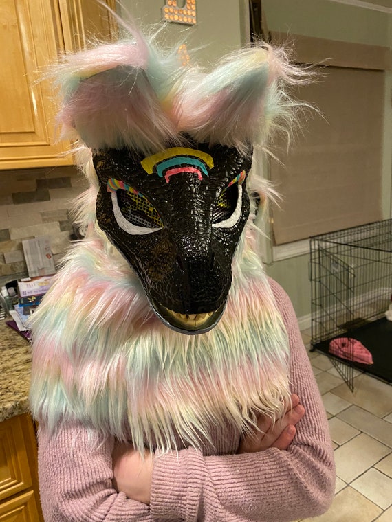 Dino Furry Mask custom Order - Etsy