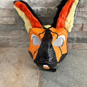 Candy corn Dino mask