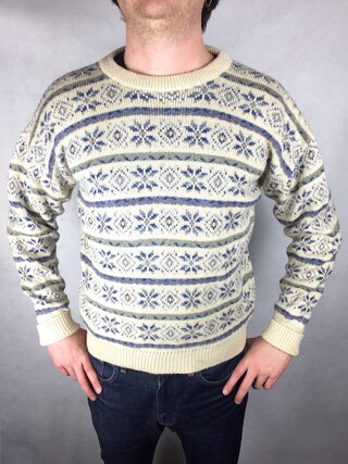 Suéter Masculino Lã Natal - Vintage Estético Confortável