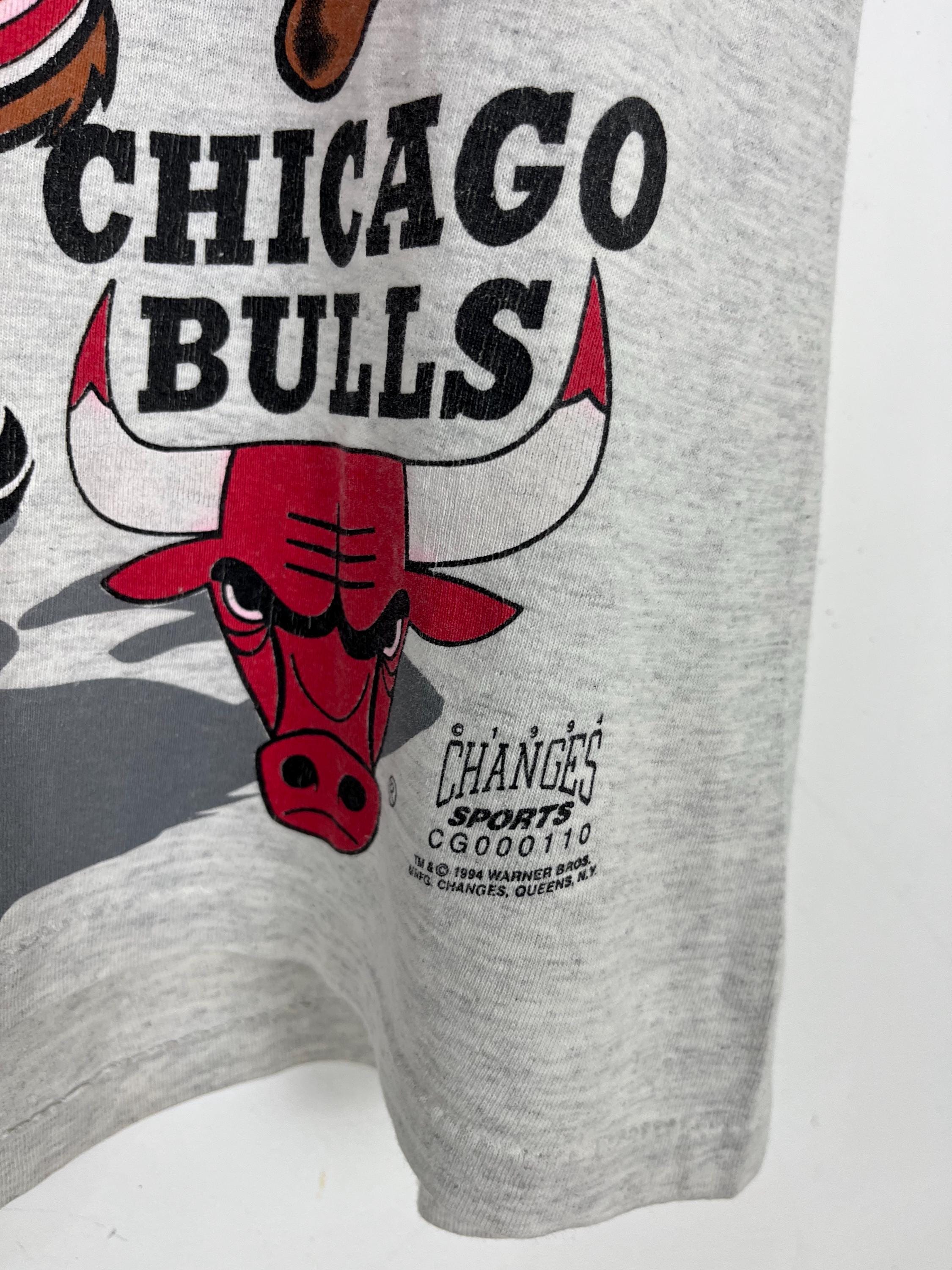 Taz Chicago Bulls T Shirt Changes 1994 Medium - Etsy UK