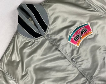 San Antonio Spurs Vintage Starter Jacket Bomber NBA Mint San Antonio Spurs Vintage Starter Jacket Bomber NBA Mint