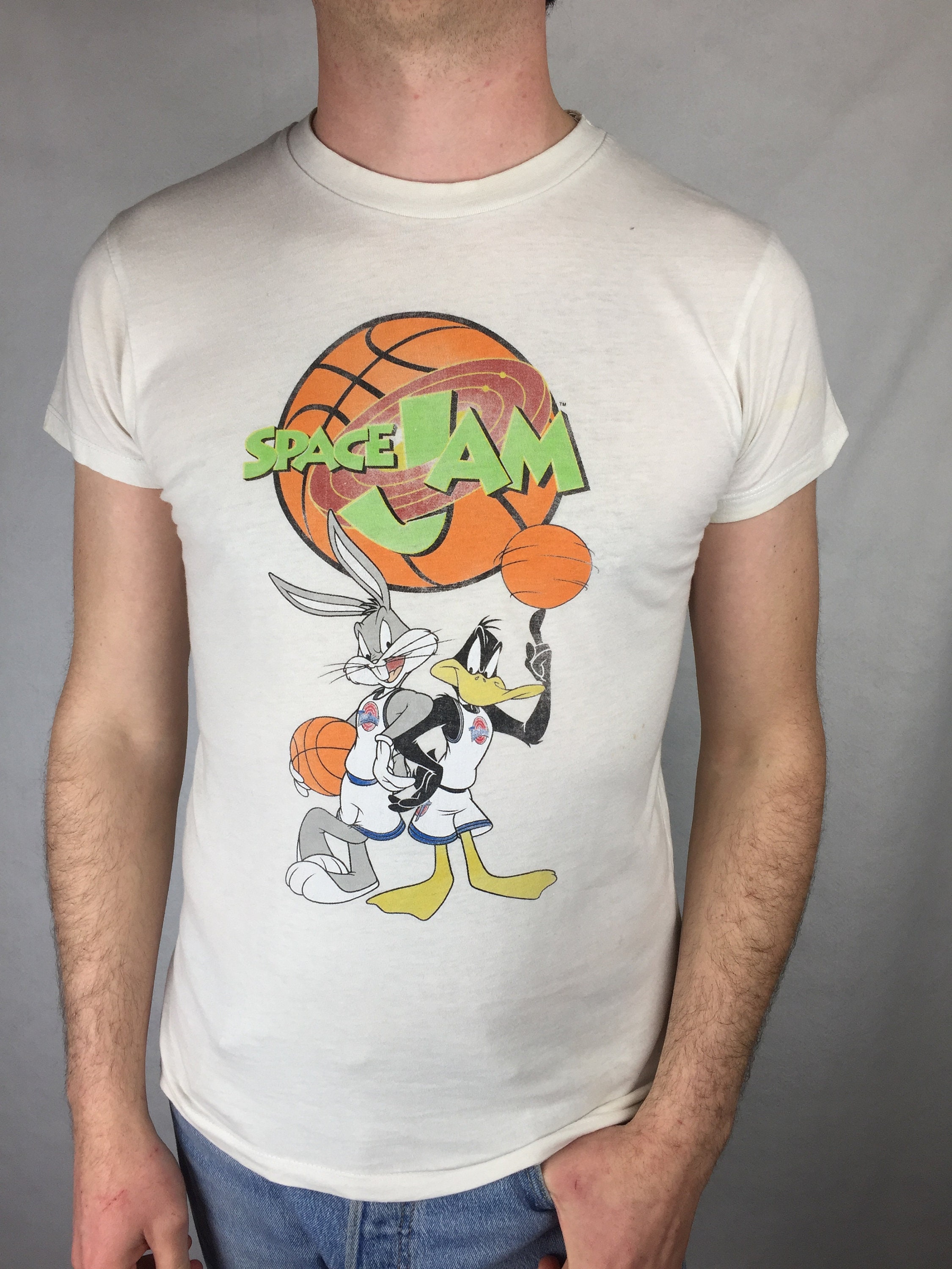 T Shirt Vintage Space Jam Etsy UK