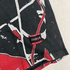 Nike Jordan t shirt 90s megaprint Large image 7