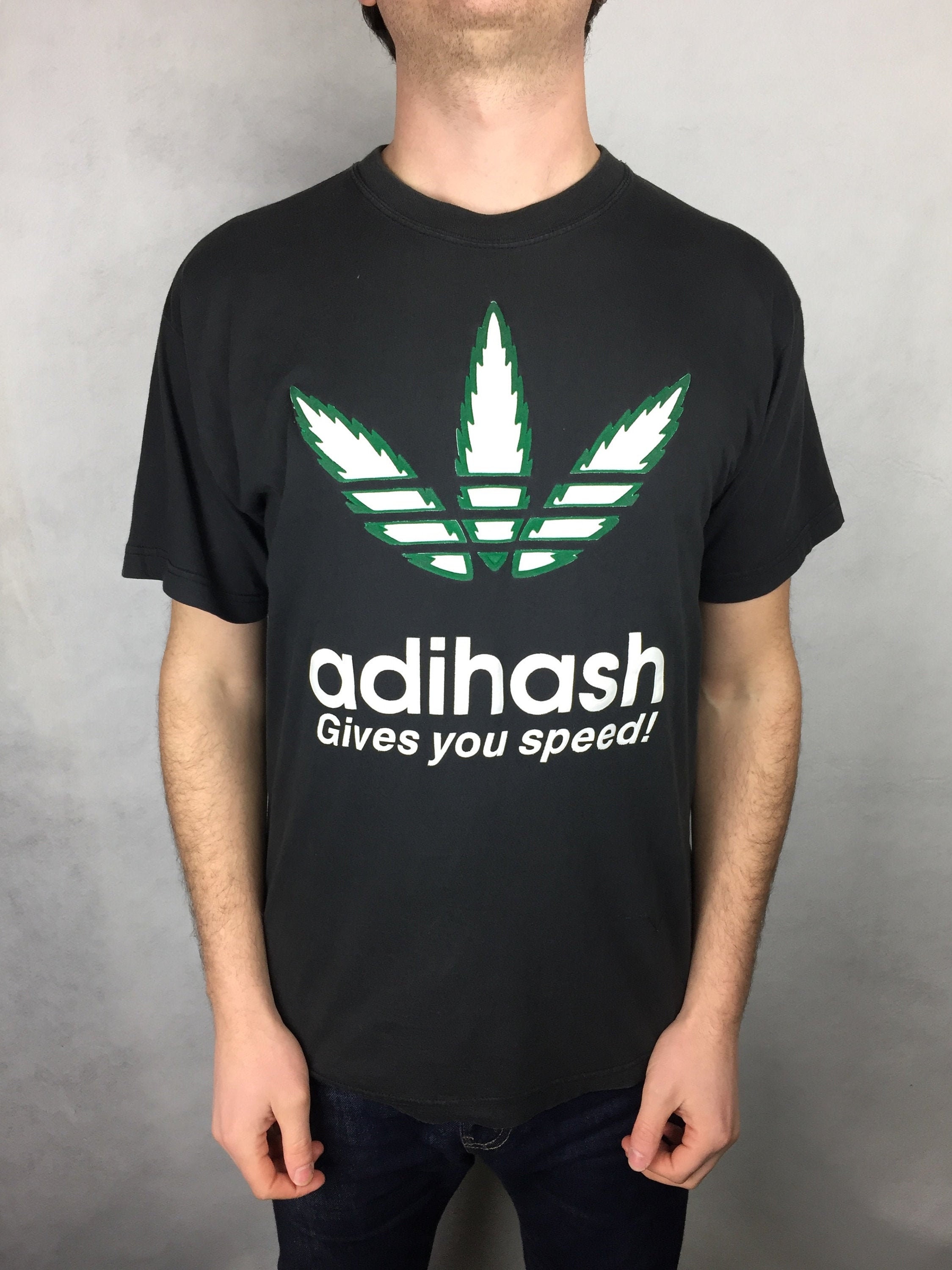 færge båd nøgen T Shirt Adihash 90s Crazy T Shirt Adidas Weed. - Etsy Australia