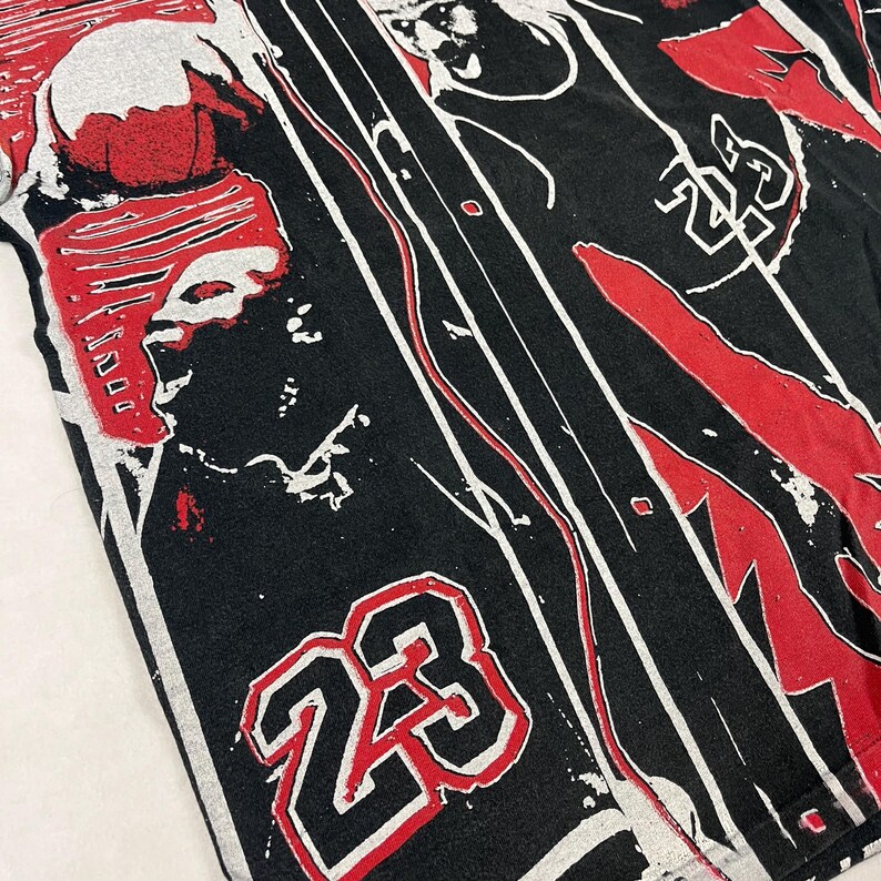 Nike Jordan t shirt 90s megaprint Large image 5